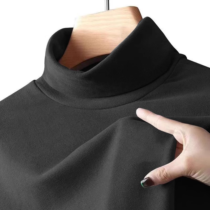 Autumn and winter mid-high collar bottoming shirt 7 02