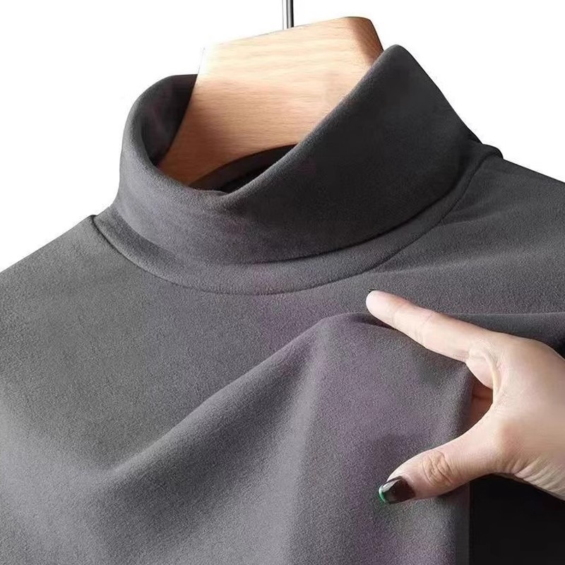 Autumn and winter mid-high collar bottoming shirt 7 01