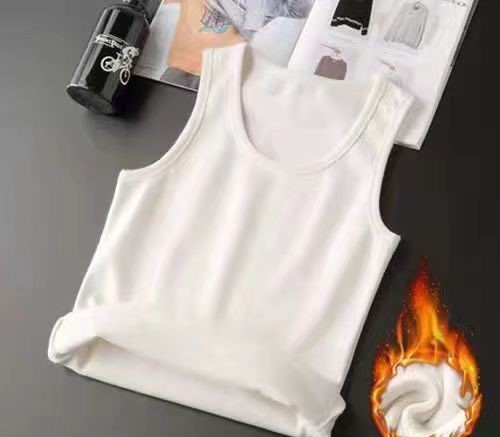 High elastic non-falling velvet men's warm vest 20 02