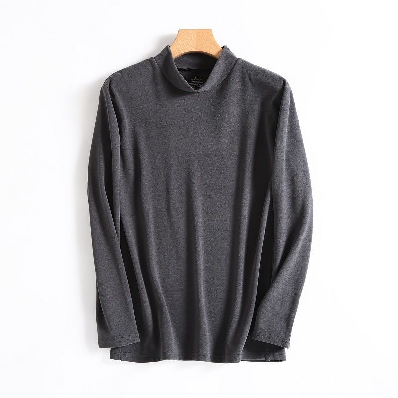 Men's double-faced brushed turtleneck sweatshirt 4 02