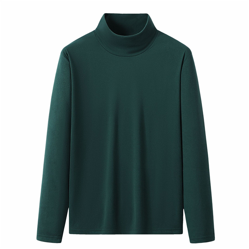 Turtleneck bottoming shirt all-match solid color top 1 01