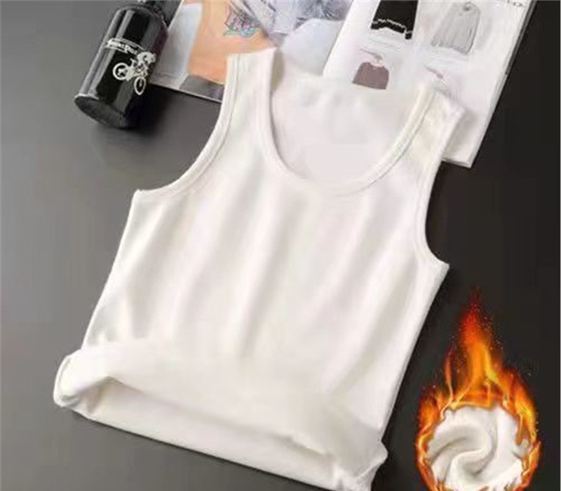 Winter thickened slim fit men's vest 19 01