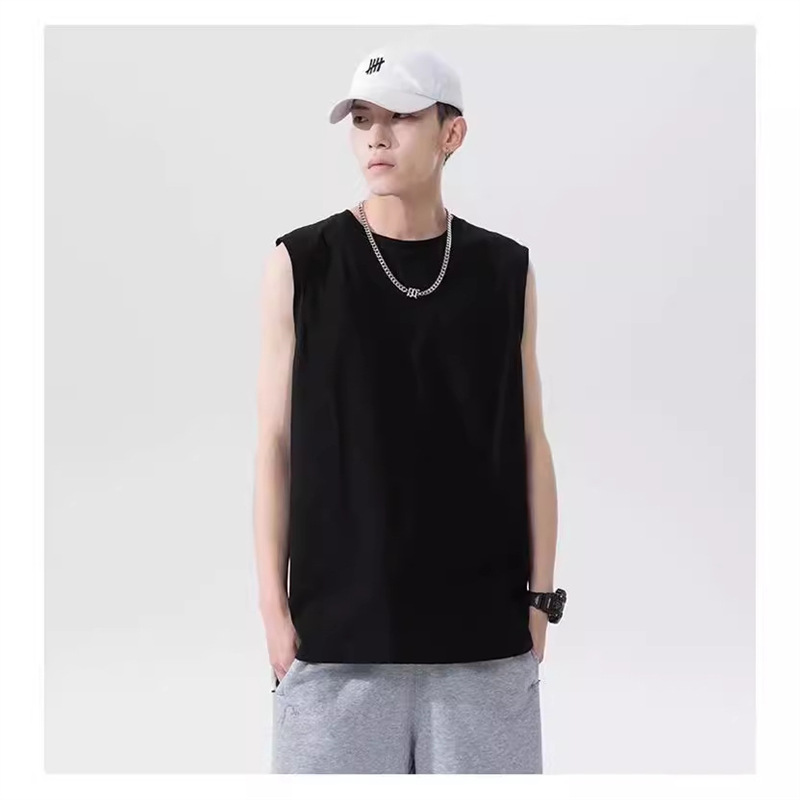 Men's vest summer versatile sleeveless T-shirt 22