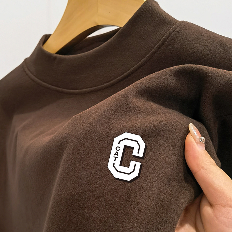 Skin-friendly slim fit half-high collar inner wear 42 01