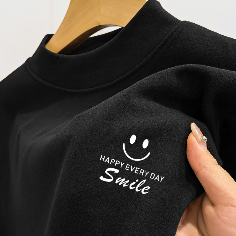 Thickened half turtleneck versatile bottoming shirt 29