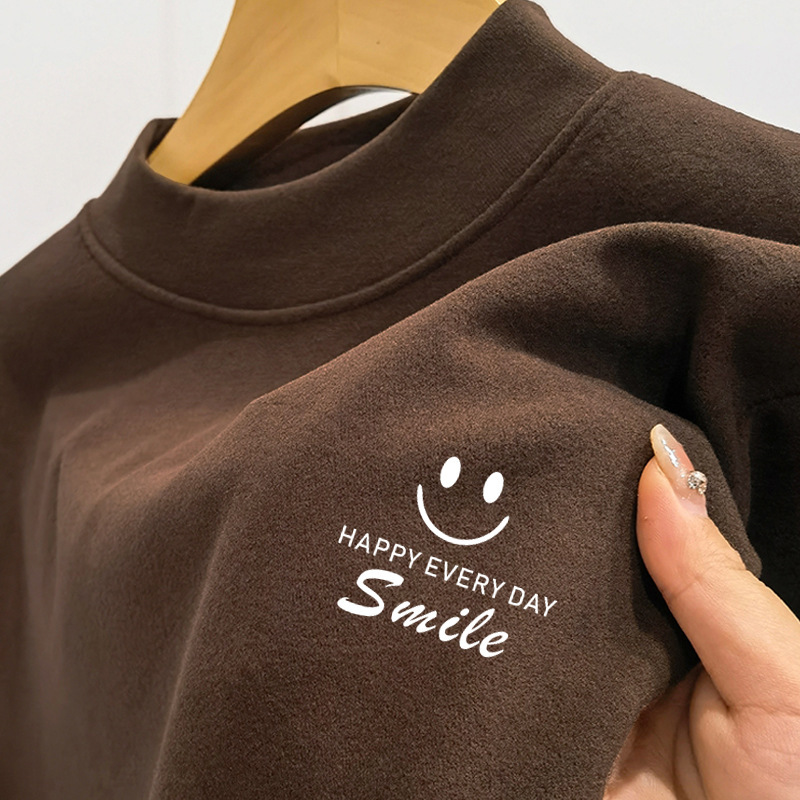 Thickened half turtleneck versatile bottoming shirt 29