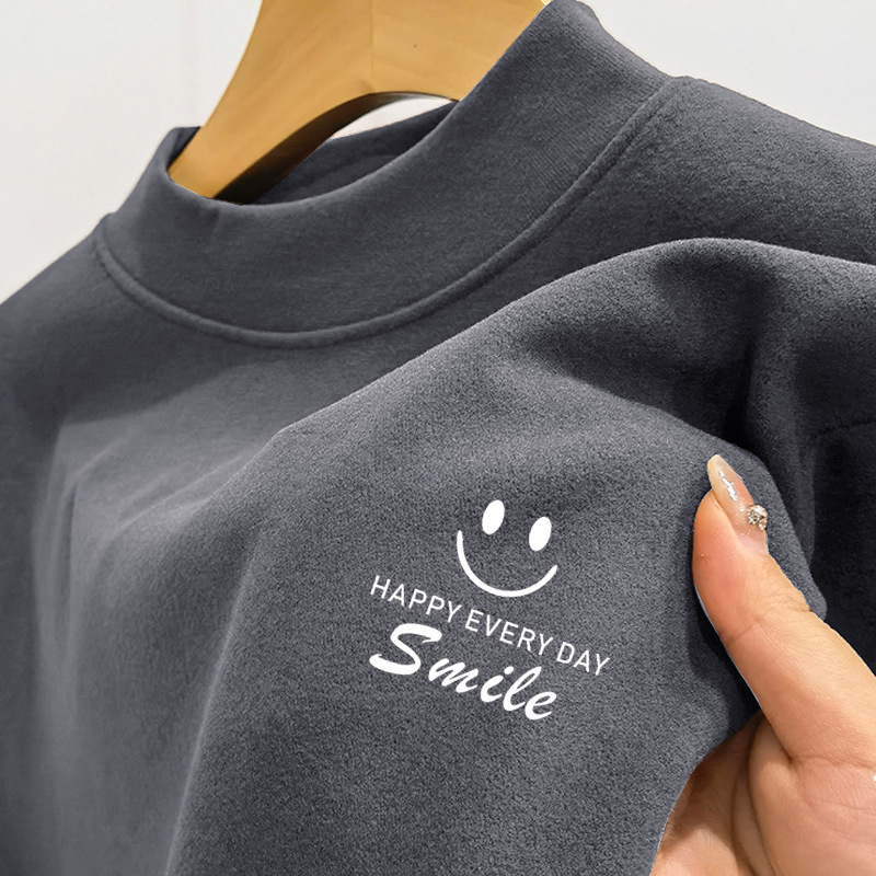 Thickened half turtleneck versatile bottoming shirt 29