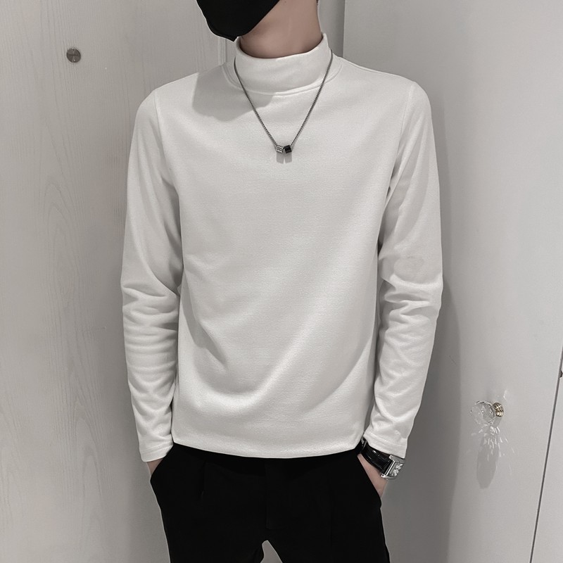 Men's fleece long-sleeved T-shirt 44 01
