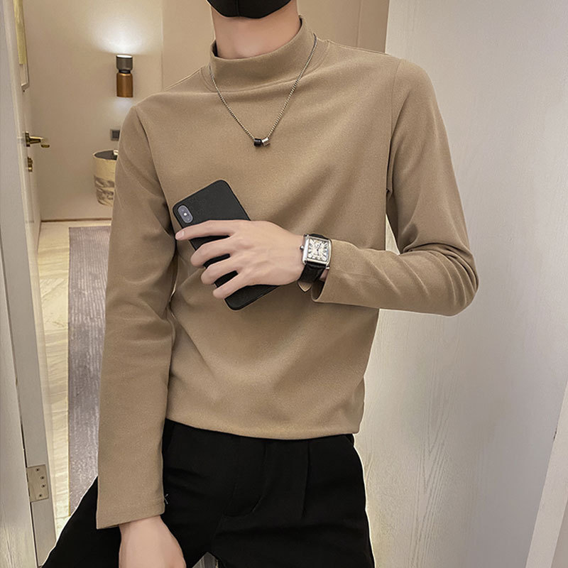Men's fleece long-sleeved T-shirt 44 02