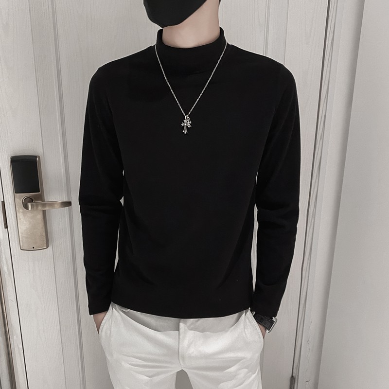 Men's fleece long-sleeved T-shirt 44