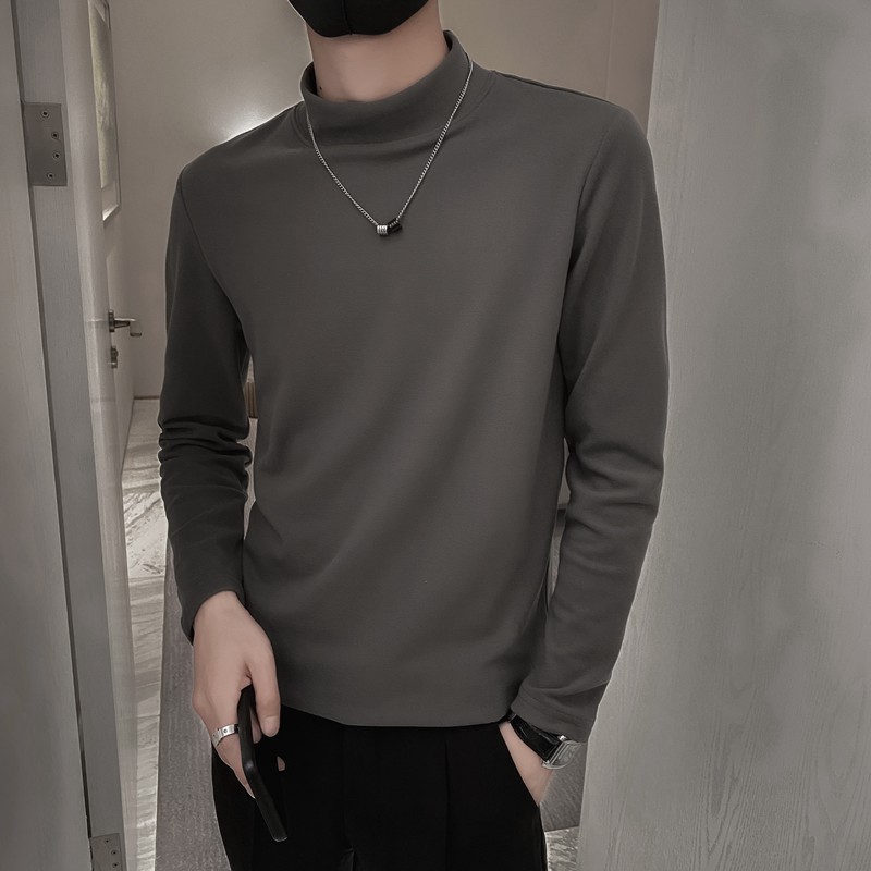 Men's fleece long-sleeved T-shirt 44