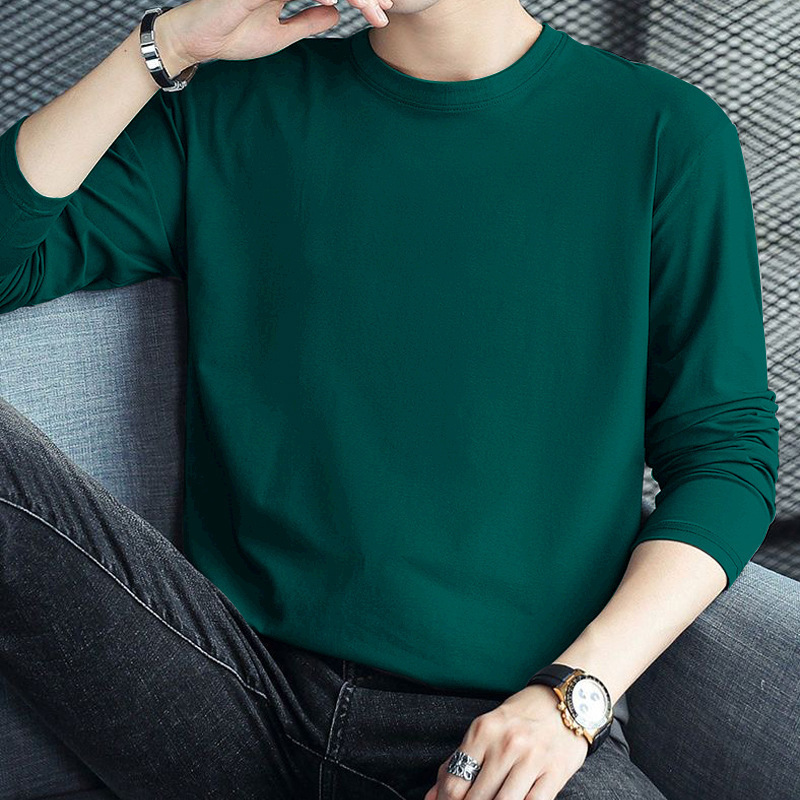 Men's round neck long sleeve printed t-shirt 47 01