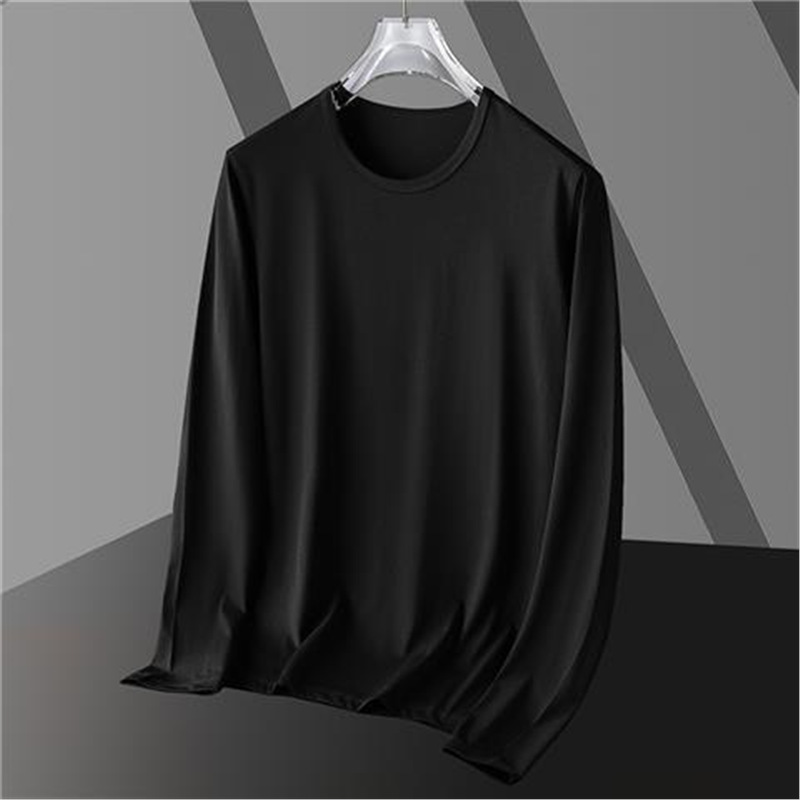 Men's solid color long sleeve t-shirt 58 01